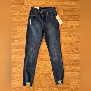 American Bazi Girl's High Rise Skinny Denim Jeans